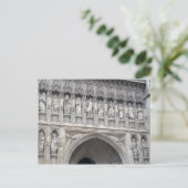 Westminster Abbey Statues - Londen Briefkaart (Staand voorkant)