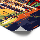 Westminster Abbey Travel Art Vintage Poster (Hoek)