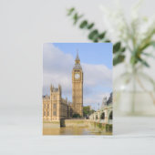 Westminster Bridge en Big Ben, Briefkaart in Londe (Staand voorkant)