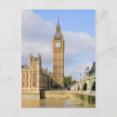 Westminster Bridge en Big Ben, Briefkaart in Londe (Voorkant)