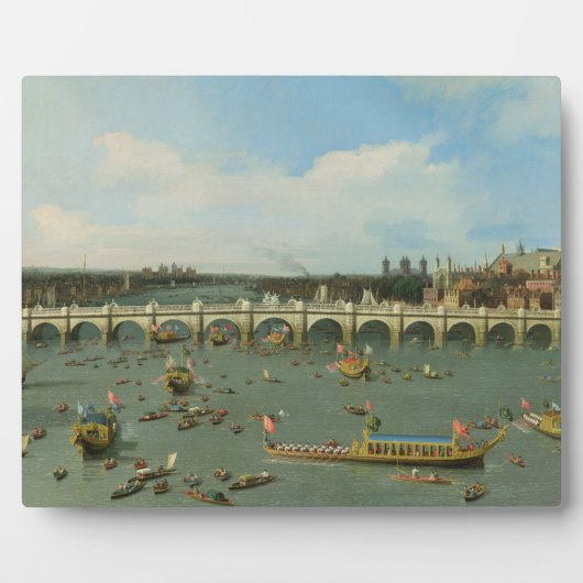 Westminster Bridge, Londen, met de burgemeester Fotoplaat (Voorkant)