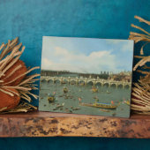 Westminster Bridge, Londen, met de burgemeester Fotoplaat (Zijkant)