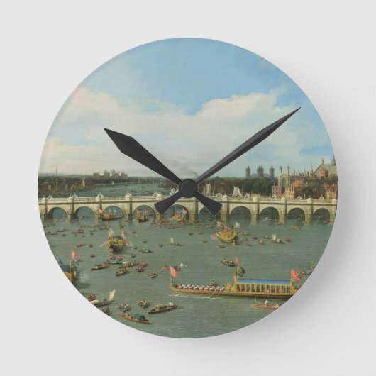 Westminster Bridge, Londen, met de burgemeester Ronde Klok (Voorkant)