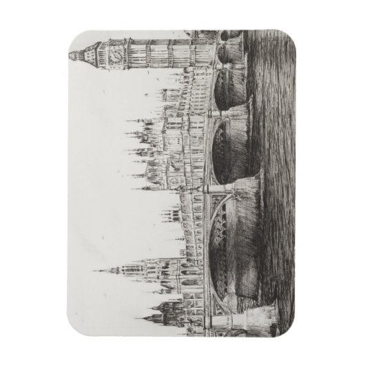 Westminster Bridge London UK 30/10/2006 Magneet (Verticaal)