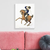 Westminster Cavalry Volunteer, bord 4 van 'Loyal Canvas Afdruk (Insitu (Woonkamer))
