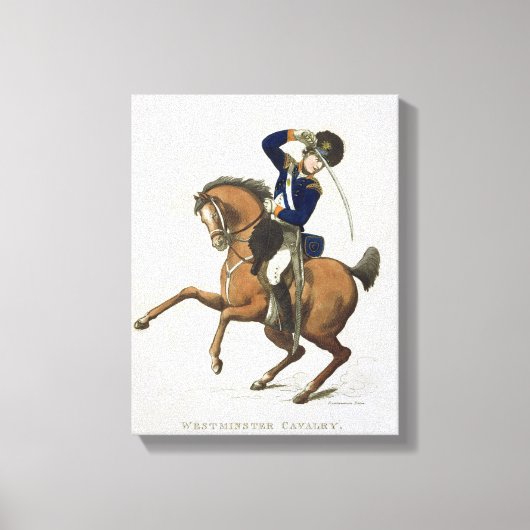 Westminster Cavalry Volunteer, bord 4 van 'Loyal Canvas Afdruk (Voorkant)