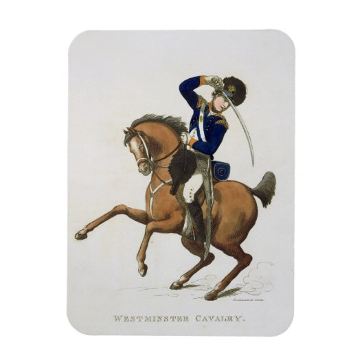 Westminster Cavalry Volunteer, bord 4 van 'Loyal Magneet (Verticaal)
