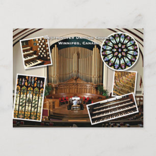 Westminster Church of Winnipeg montage Briefkaart
