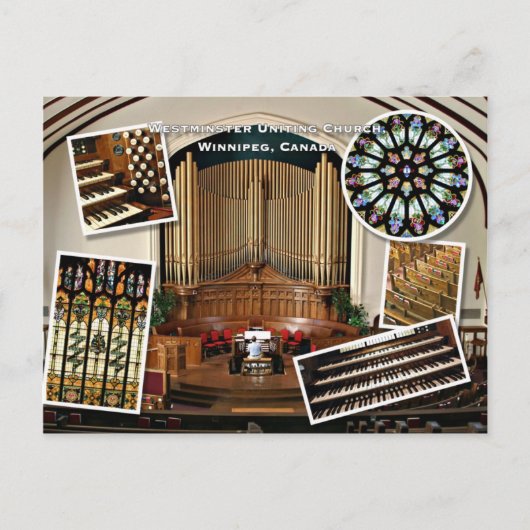 Westminster Church of Winnipeg montage Briefkaart (Voorkant)