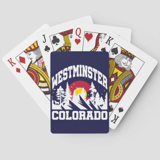 Westminster, Colorado Pokerkaarten (Achterkant)