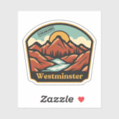 Westminster, Colorado Sticker (Vel)