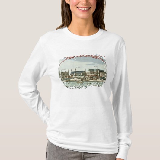 Westminster die de Abbey toont T-shirt (Voorkant)