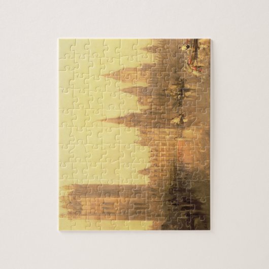 Westminster: Houses of Parliament, c.1860 (olie op Legpuzzel (Verticaal)