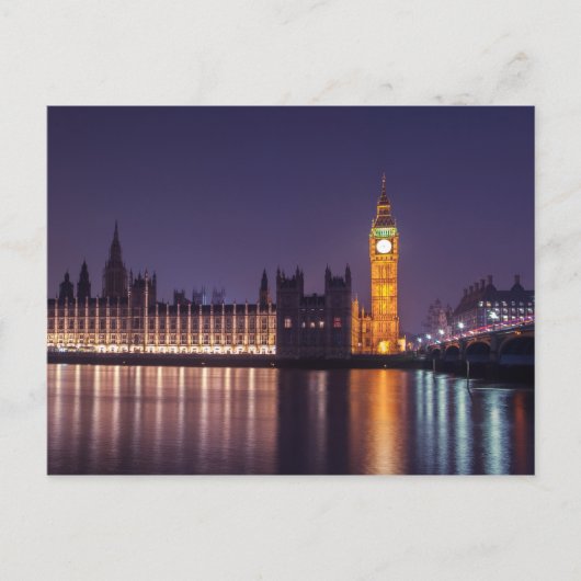 Westminster in Londen Briefkaart (Voorkant)