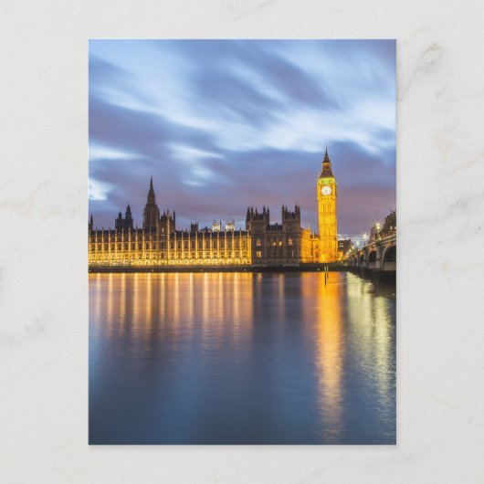 Westminster in Londen Briefkaart (Voorkant)