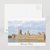 Westminster in Londen, Verenigd Koninkrijk Briefkaart (Voorkant / Achterkant)