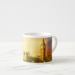 Westminster Palace en Bridge met Big Ben Espresso Kop