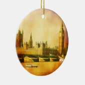 Westminster Palace en Bridge met Big Ben Keramisch Ornament (Rechts)