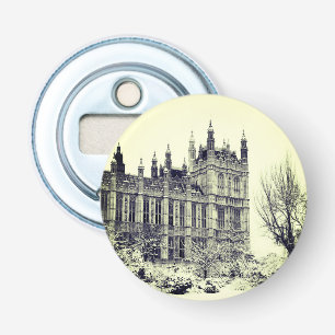 Westminster, Parlement, Winter Londen - Brits Button Flesopener