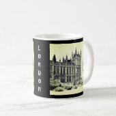 Westminster, Parlement, Winter Londen - Brits Koffiemok (Voorkant rechts)