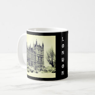 Westminster, Parlement, Winter Londen - Brits Koffiemok