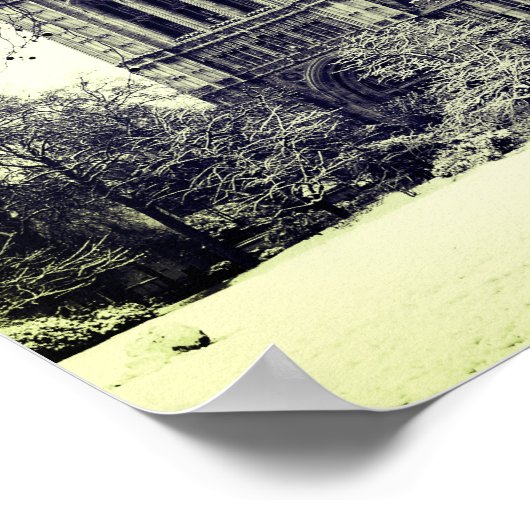 Westminster, Parlement, Winter Londen - Brits Poster (Hoek)