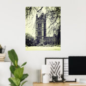Westminster, Parlement, Winter Londen - Brits Poster (Thuiskantoor)