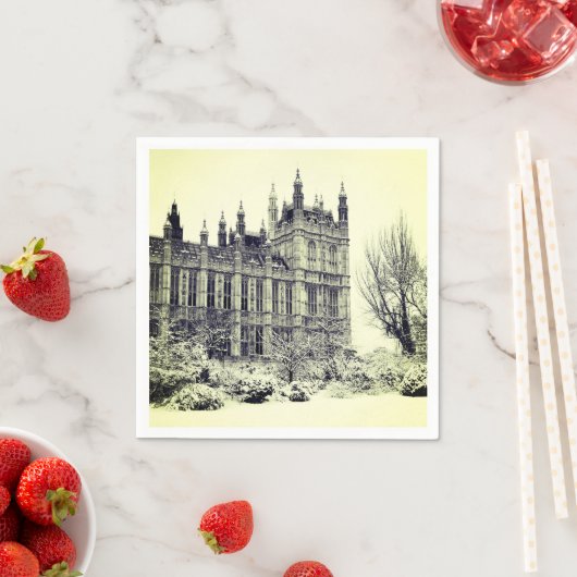 Westminster, Parlement, Winter Londen - Brits Servet (Insitu)