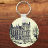 Westminster, Parlement, Winter Londen - Brits Sleutelhanger (Voorkant)