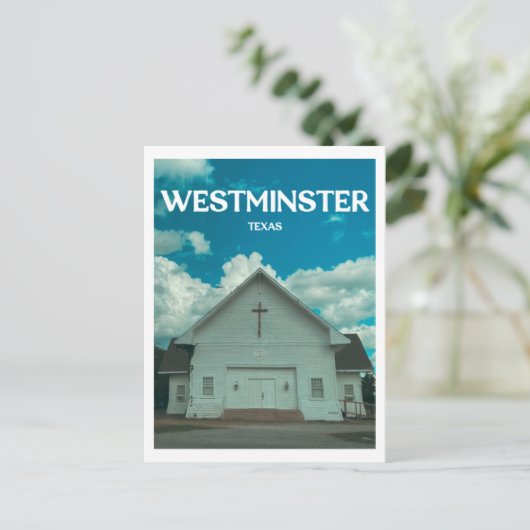 Westminster (Texas) Abbey Briefkaart (Staand voorkant)