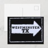Westminster (Texas) Patch Briefkaart (Voorkant / Achterkant)