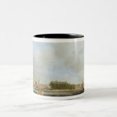 Westminster van Lambeth, met de ceremoniële schuur Tweekleurige Koffiemok (Center)