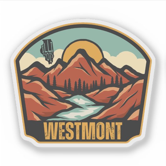 Westmont, Illinois Sticker (Voorkant)