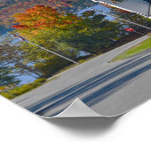 Westmore Church op Lake Willoughby Poster (Hoek)