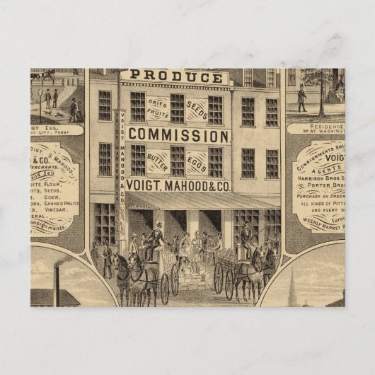 Westmoreland County, Pennsylvania Briefkaart (Voorkant)