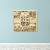 Westmoreland County, Pennsylvania Canvas Afdruk (Insitu (Houten vloer))