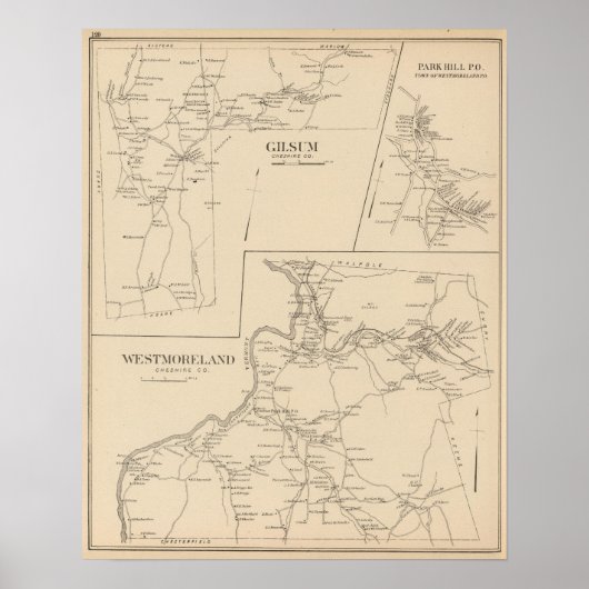 Westmoreland, Gilsum Poster (Voorkant)