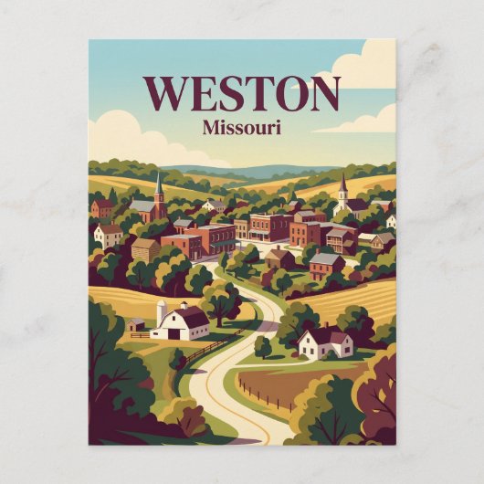 Weston (Missouri) Briefkaart (Voorkant)