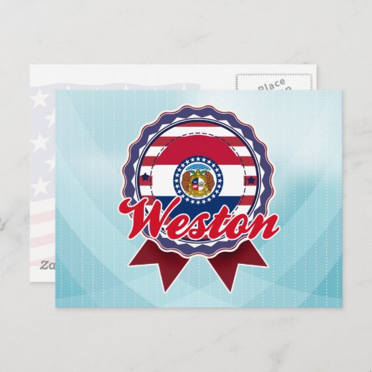Weston, MO Briefkaart (Voorkant / Achterkant)