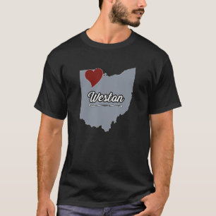 WESTON Ohio OH City State USA Cute Souvenir T-shirt