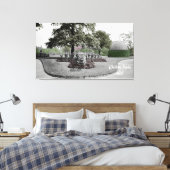 Weston Park Sheffield England 1916 Canvas Afdruk (Insitu (Slaapkamer))