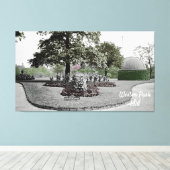 Weston Park Sheffield England 1916 Canvas Afdruk (Insitu (Houten vloer))