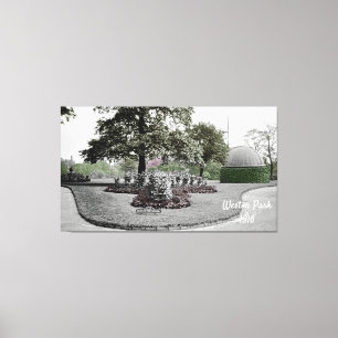 Weston Park Sheffield England 1916 Canvas Afdruk