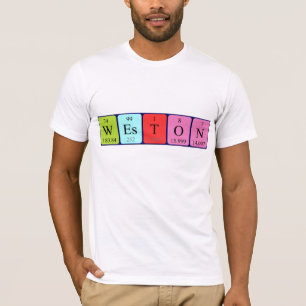 Weston Periodieke shirt van de Naam van de Lijst