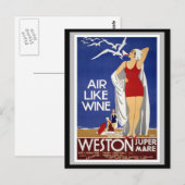 Weston Super Mare Briefkaart (Voorkant / Achterkant)