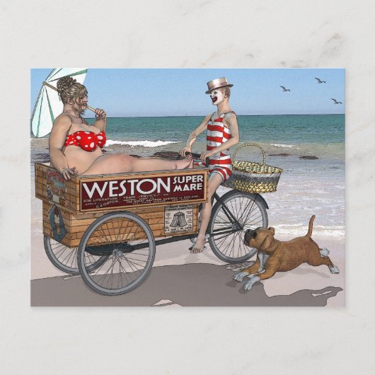 Weston Super Mare Briefkaart (Voorkant)