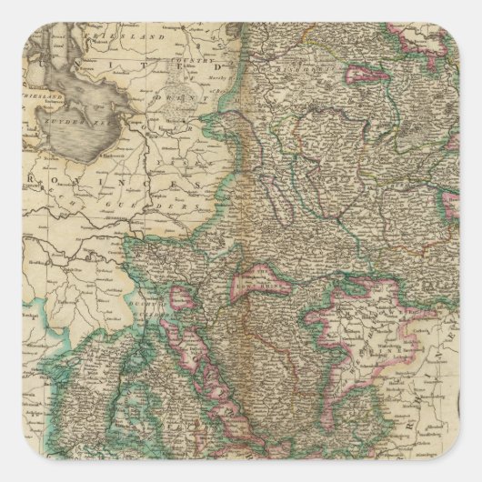 Westphalia Vierkante Sticker (Voorkant)