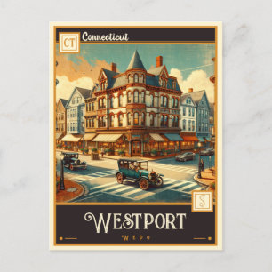 Westport, Connecticut    Briefkaart