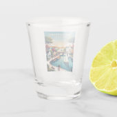 Westport Connecticut Shot Glas (Achterkant)