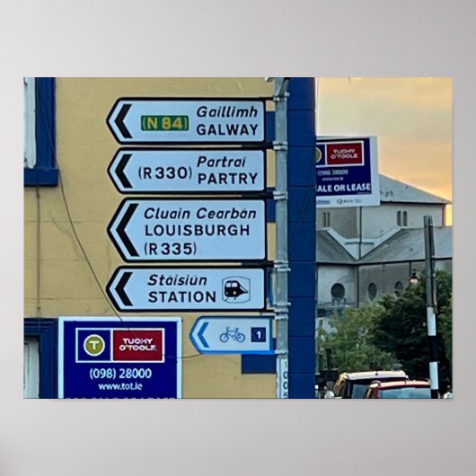 Westport County Mayo Ierland Europa Poster (Voorkant)